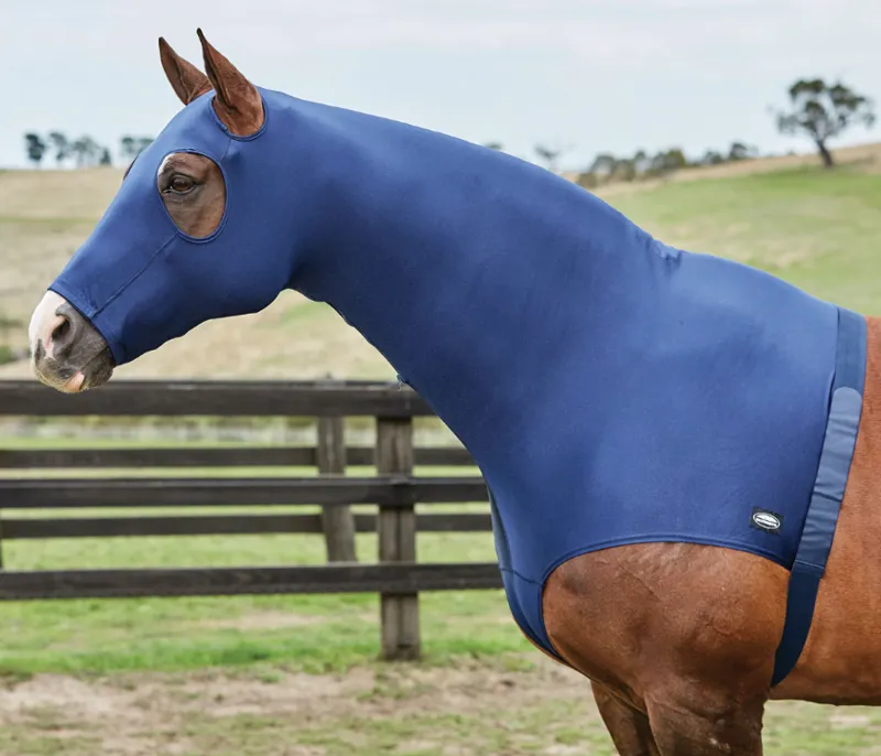 Weatherbeeta Stretch Hood With Zip Navy